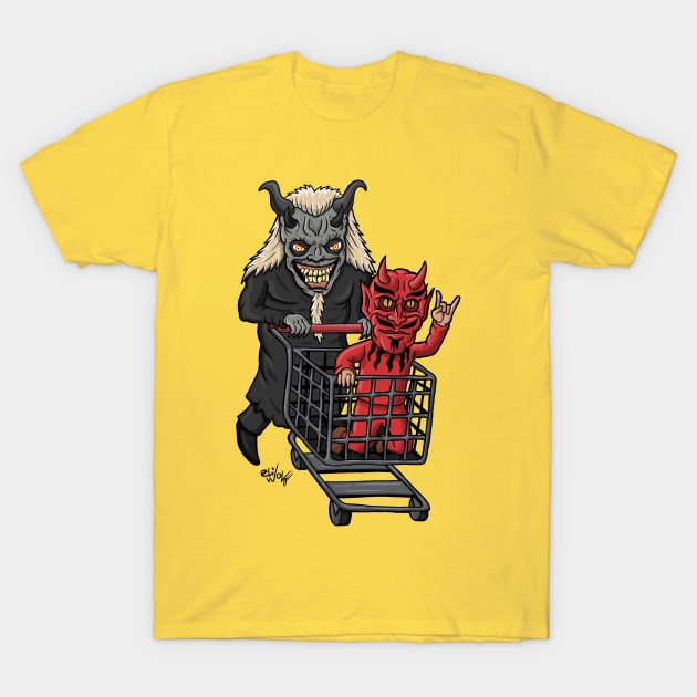 satan's little helper T-Shirt by eliwolff